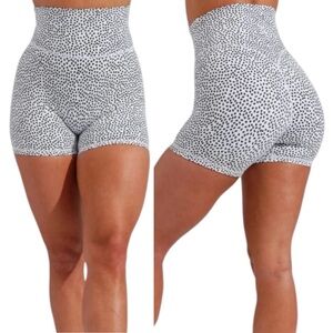Buff Bunny Collection Rebel Shorts In White Bossy Print High Waist Size XS